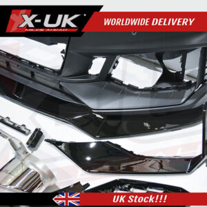 A6 S6 C8 4K 2018-2021 Audi Sport style front bumper and rear diffuser