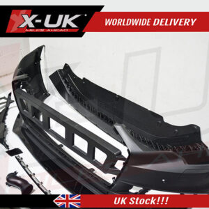 A6 S6 C8 4K 2018-2021 Audi Sport style front bumper and rear diffuser