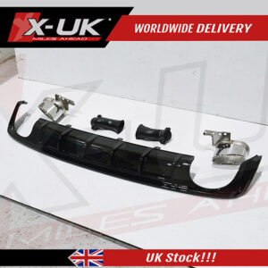 A6 S6 C8 4K 2018-2021 Audi Sport style front bumper and rear diffuser