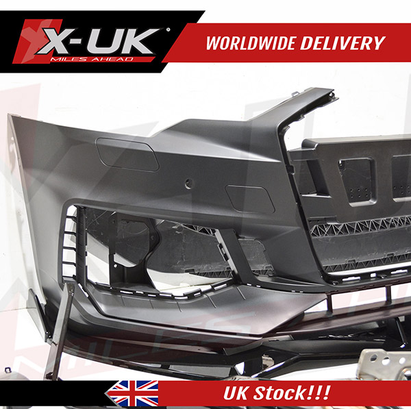 Audi A6 front bumper S6 C8 4K 2018-2021 and rear diffuser.