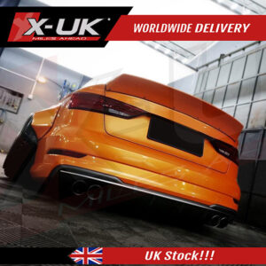 Audi A3 S3 8V 2012-2019 rear boot trunk spoiler ducktail wing