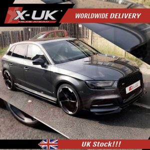 Audi A3 S3 8V 2012-2018 FRP side skirts extensions