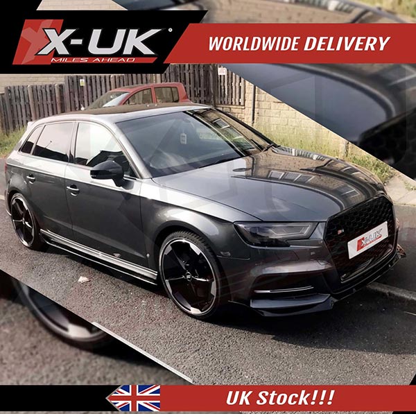 Audi A3 8V Side skirt extensions