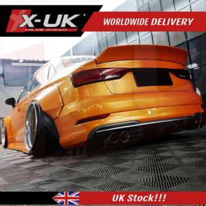 Audi A3 S3 8V 2016-2019 Wide body conversion wheel arches + side skirts