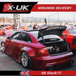 Audi A3 S3 8V 2016-2019 Wide body kit conversion front sides and rear ducktail