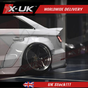 Audi A3 S3 8V 2016-2019 Wide body kit conversion front sides and rear ducktail