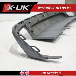 Audi A6 S-line 2015-2018 S6 style rear diffuser skin saloon estate