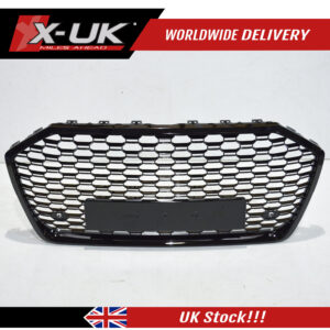 Audi A6 S6 C8 4K 2018-2020 RS6 style front honeycomb mesh grill gloss black