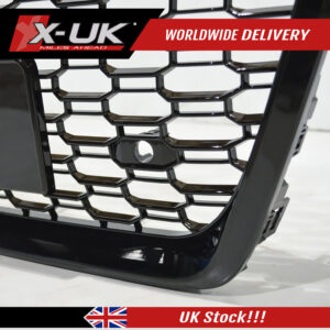 Audi A6 S6 C8 4K 2018-2020 RS6 style front honeycomb mesh grill gloss black