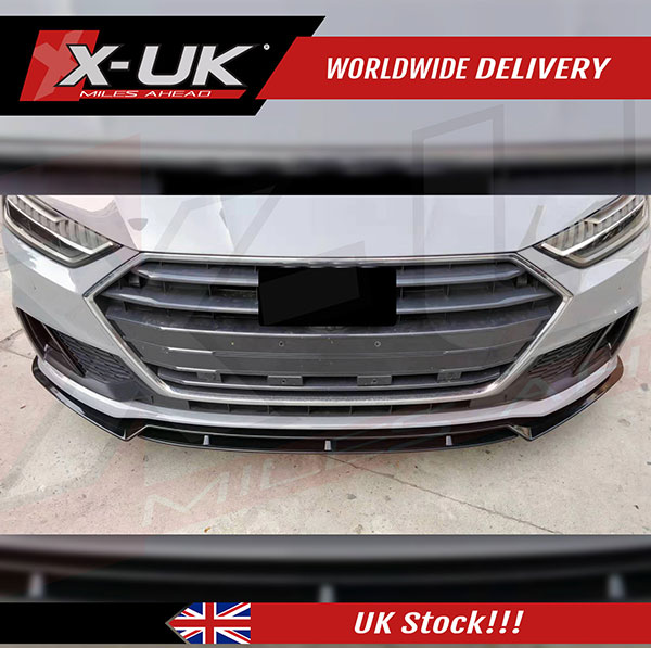 Audi A7 4K8 2018-2020 carbon fiber look front splitter / lip - Xenonz UK