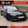 Audi A7 4K8 2018-2020 gloss black front splitter lip