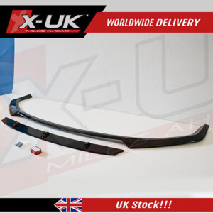 Audi A7 4K8 2018-2020 gloss black front splitter lip