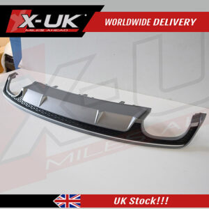 Audi A7 S-line 2015-2017 S7 style rear diffuser ABS plastic