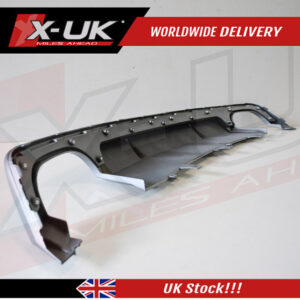 Audi A7 S-line 2015-2017 S7 style rear diffuser ABS plastic
