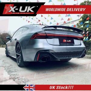 Audi RS7 style body kit for Audi A7 S7 2018-2021 front bumper side skirts rear bumper diffuser