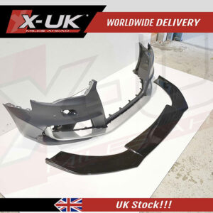 Audi RS3 8v 2012-2016 black FRP front lower splitter lip extension