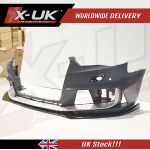 Audi RS3 8v 2012-2016 black FRP front lower splitter lip extension