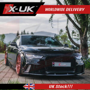 Audi RS7 style front bumper conversion for Audi A7 S7 2015-2017
