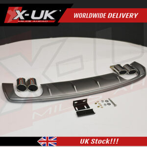 Audi S3 style rear diffuser for the Audi A3 S-line 8V 2012-2015 Saloon Sedan