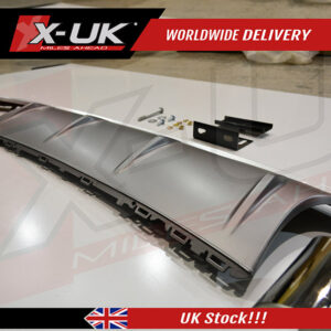 Audi S3 style rear diffuser for the Audi A3 S-line 8V 2012-2015 Saloon Sedan