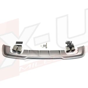 Audi A3 S-line hatchback 2016-2019 S3 style rear diffuser