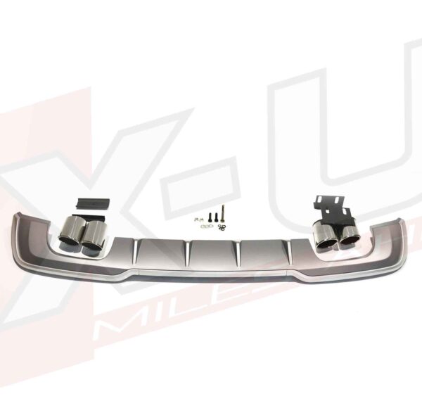 Audi A3 S-line hatchback 2016-2019 S3 style rear diffuser