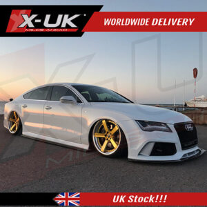 Front splitter lip for Audi RS7 2011-2017 front bumper