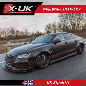 Front splitter lip for Audi RS7 2011-2017 front bumper