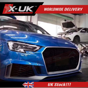 RS3 style front bumper to fit Audi A3 S-line SE S3 8V hatchback 2016-2019