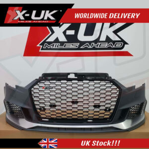 RS3 style front bumper to fit Audi A3 S-line SE S3 8V hatchback 2016-2019