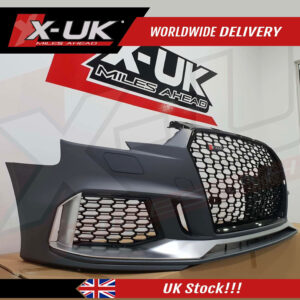 RS3 style front bumper to fit Audi A3 S-line SE S3 8V hatchback 2016-2019