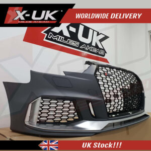 Audi RS3 Style front bumper to fit Audi A3 / S3 8V Saloon 2016-2019