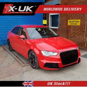 RS3 style front bumper conversion for Audi A3 S3 RS3 8V 2012-2015 Saloon