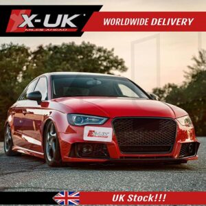 RS3 style front bumper conversion for Audi A3 S3 RS3 8V 2012-2015 Saloon