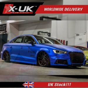 RS3 style front bumper conversion for Audi A3 S3 RS3 8V 2012-2015 Saloon