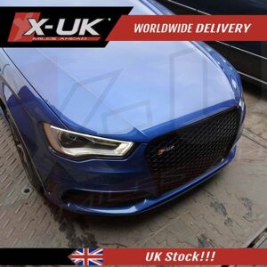 RS3 style front grill gloss black for Audi A3 S3 8V 2012-2015