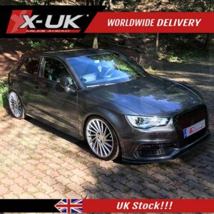 RS3 style front grill gloss black for Audi A3 S3 8V 2012-2015