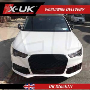 RS6 style front bumper conversion for Audi A6 S6 C7 2015-2018