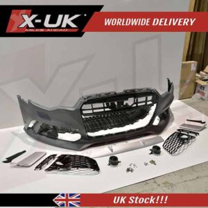 RS6 style front bumper conversion for Audi A6 S6 C7 2015-2018