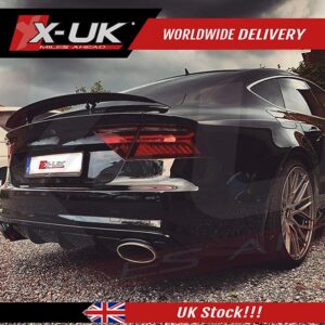 RS7 style rear diffuser for Audi A7 S-line S7 2015-2017