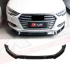 Audi A3 8V 2016-2018 Saloon Sedan NON S-LINE front splitter lip gloss black
