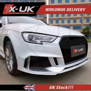 RS3 style front bumper to fit Audi A3 S-line SE S3 8V hatchback 2016-2019