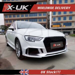 RS3 style front bumper to fit Audi A3 S-line SE S3 8V hatchback 2016-2019