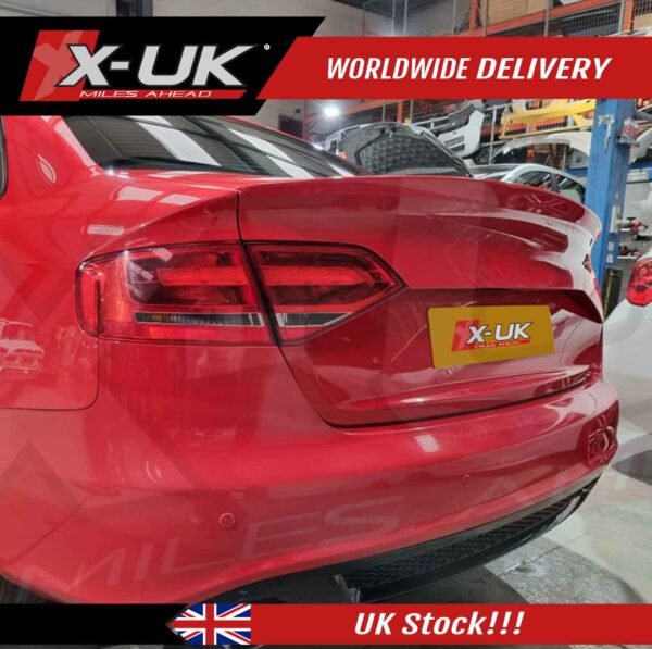 Audi A4 SE 2013-2015 B8.5 saloon sedan rear boot trunk spoiler