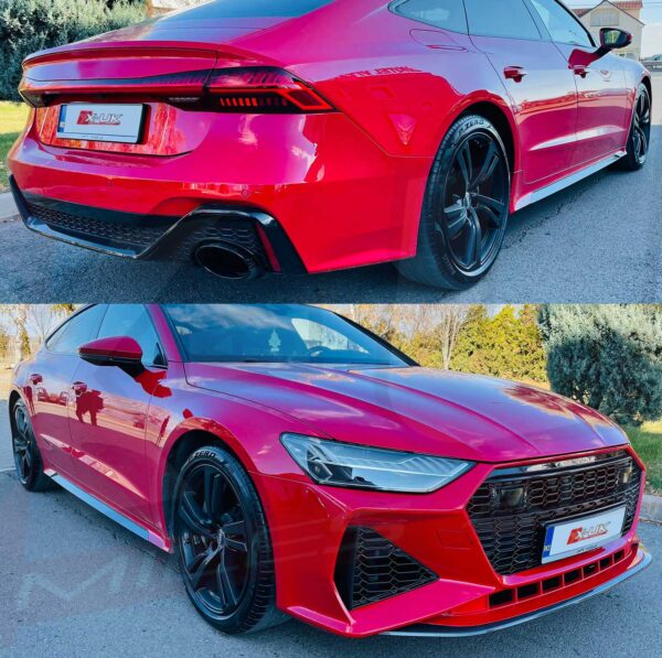Audi RS7 style body kit for Audi A7 S7 2018-2021 front bumper side skirts rear bumper diffuser