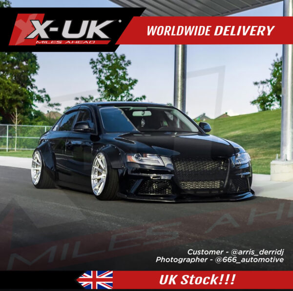 Audi A4 S4 B8 2008-2012 wide body kit conversion fenders