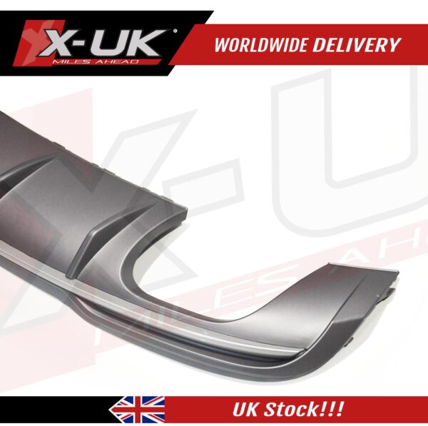 Audi A3 S-line 2016-2019 Saloon Sedan S3 style rear diffuser