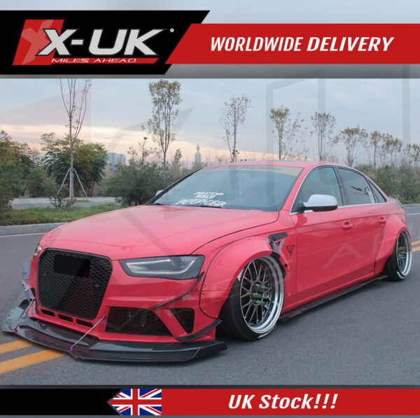 Audi A4 S4 B8.5 2013-2015 wide body kit conversion fenders