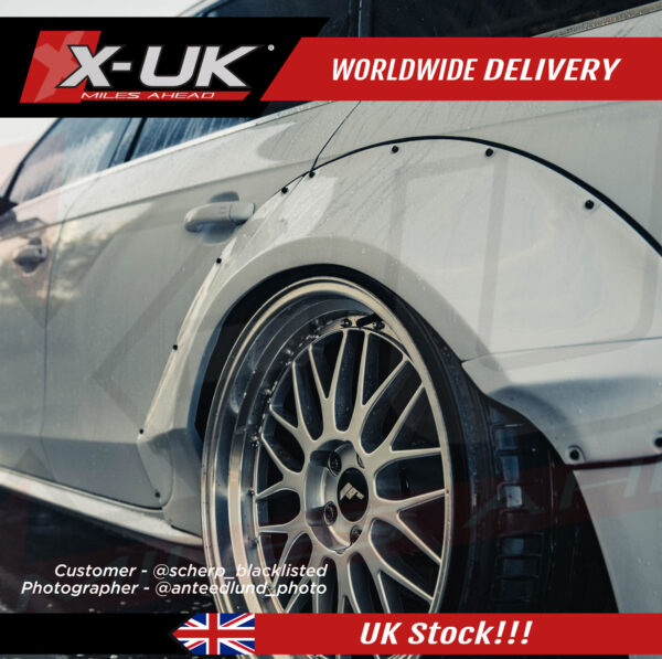 Audi A4 S4 B8.5 2013-2015 wide body kit conversion fenders