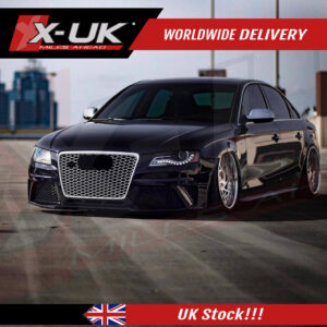 RS4 style front bumper body kit conversion for Audi A4 S4 2008-2012 B8